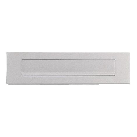 Vachette – Façade aluminium anodisé argent 300 x 65 mm – Résistante aux intempéries – Modèle 458 pour extérieur durable