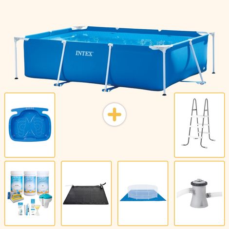 Intex Piscine Tubulaire Rectangulaire - 220x150x60 cm - 7-pièces S20820 (1/5)