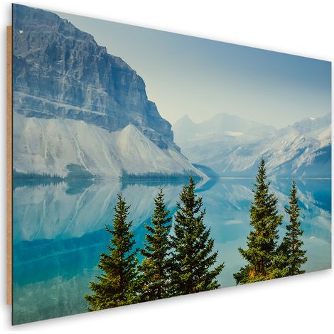 Quadro deco panel, Montagne Lake Natura - 90x60 (1/5)