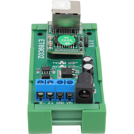 RS485 Ethernet-Konverter 9600 BPS TVS-Überspannungsschutz TCP UDP 12V Modulgehäuse (1/5)