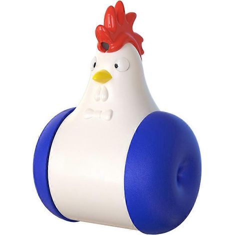 Verre en plastique poulet jouet interactif automatique électrique pour chat, amusant taquin, divertissement félin, stimulation ludique, jeu captivant.