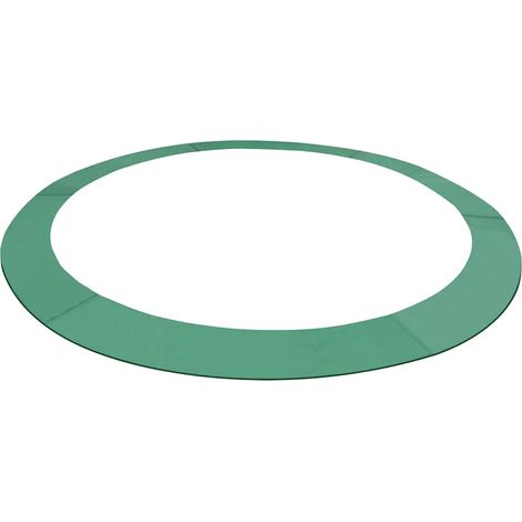 Alfombrilla de seguridad cama elástica redonda 3,05m verde PE vidaXL (1/4)