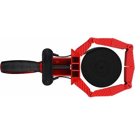Pince de Sangle de Bande de Travail du Bois Pinces à cliquets réglables avec l'usure 4M Sangles Pince de Bande d'angle Outil de d'étau à Onglet pour Le Travail du Bois (1/5)