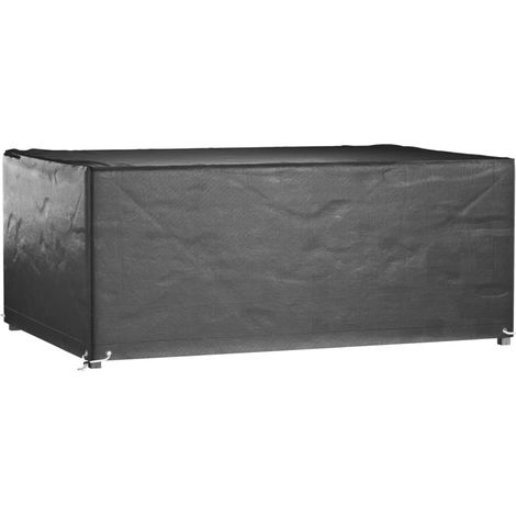 Maison Exclusive - Copri Mobili Giardino 2pz 8 Occhielli 180x122x75cm Rettangolare (1/5)