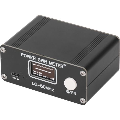 Analyseur SWR numérique HF 150W 1.6-50MHz pour radio amateur FM AM CW SSB - Mesure d'ondes stationnaires courte portée (1/5)