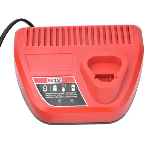 Chargeur de batterie au lithium 10,8 V/12 V pour batterie M12/N12, références 48-11-2401 et 48-11-2402, prise UE 220 V.