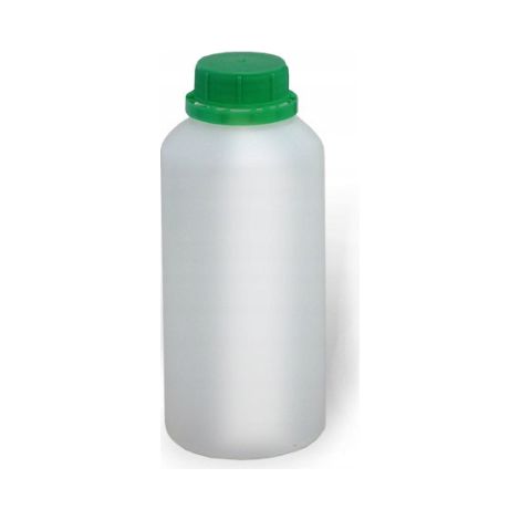 500-ml-Kunststoffflasche mit Skala, Verschluss und Dichtung – chemikalienbeständig