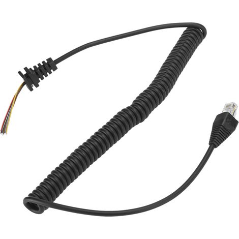 Câble à ressort téléphonique 67A8J pour microphone Yaesu FT-450, FT-817, FT-817ND et FT-900