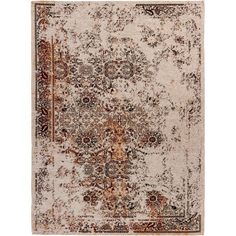 Tapis Tissé Vintage Oriental "Charme III" Ivoire 80 x 150 cm (1/5)