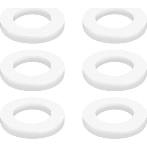 Lot de 20 Rondelles Plates en PTFE, 24,2 mm Diamètre Extérieur 15,2 mm Diamètre Intérieur Plat Joint Étanchéité Pour Soufflets Tuyaux Robinet D’eau, Boulon