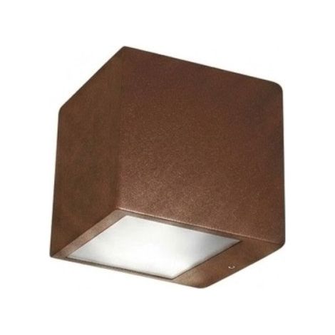 Applique classico top light spa ap co gx53 led ip54 alluminio vetro biemissione