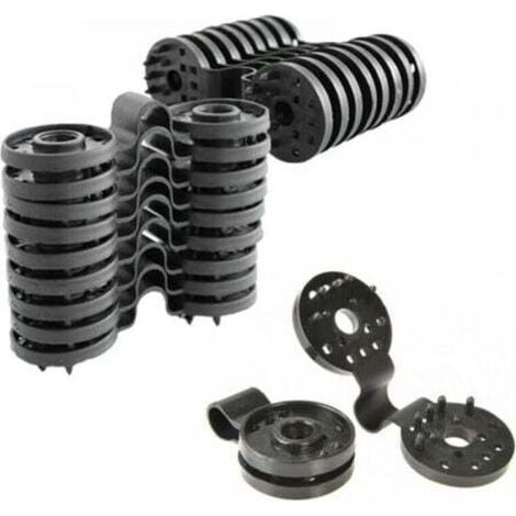 20pcs Clip de Fixation pour Brise Vue,Clip Spécial avec œillet en Plastique,Clips de Fixation Traités Anti-UV pour Brise Vue, Filet, Clôture, d'ombrage (1/4)
