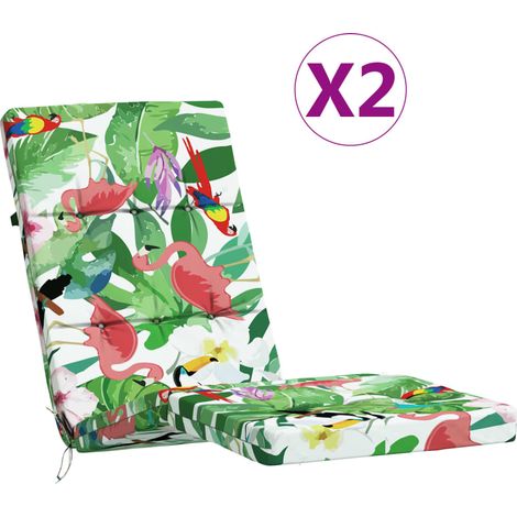 Maison Exclusive - Cuscini per Sedia a Sdraio 2pz Multicolore in Tessuto Oxford (1/5)