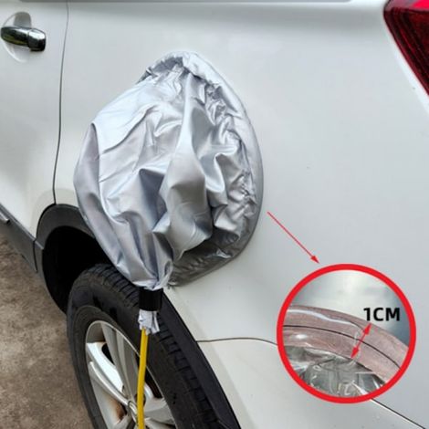 Couvercle magnétique étanche INF pour connecteur de charge de voitures électriques, argent (1/2)
