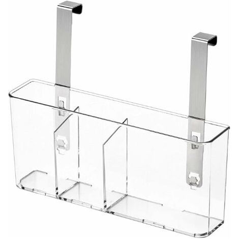 Panier de Rangement pour Armoire de Cuisine sur Porte,Panier D'organisateur de Support de Rangement de Porte D'armoire,Solution de rRangement pour Cuisine et Salle de Bain (1/5)