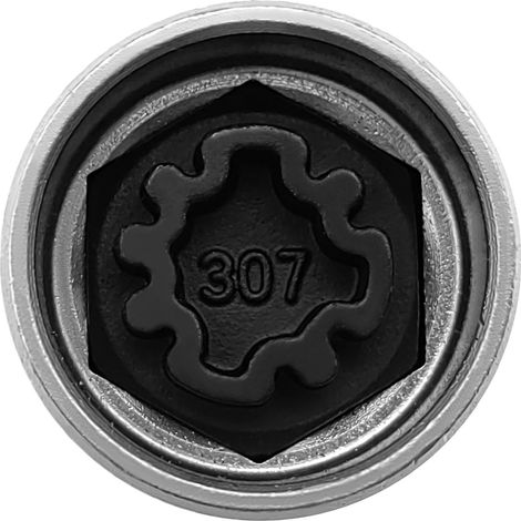 Clé À Douille Antivol - Clé Pour Écrous De Roue - Compatible Avec Système À Verrouillage De Roue - 1 Pièce (1/5)