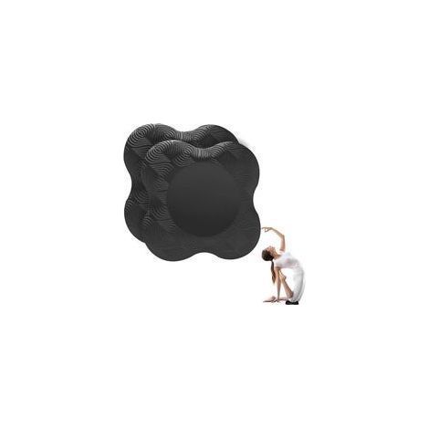 2 Pièces Yoga Genouillère. Tapis de Yoga Antidérapants Résistant à l'usure Protège Les Genoux. Les Mains. Les Poignets et Les Coudes Noir-Fei Yu (1/5)