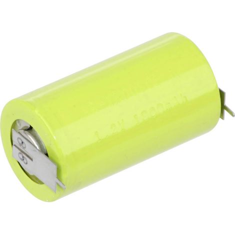 Panasonic KR1800SCE PRINT 1/1 Batteria ricaricabile speciale Sub-C terminali a saldare a U NiCd 1.2 V 1800 mAh 1 pz.