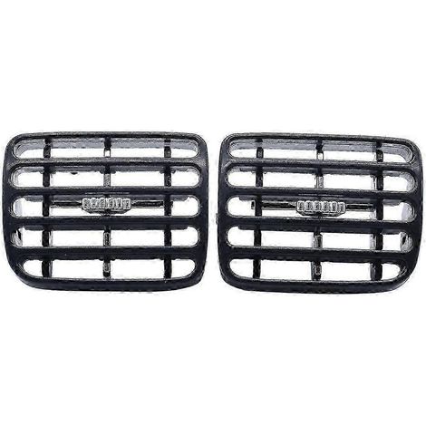 Grille d'aération de console centrale pour voitures II 1998-2001 et I 2001-2006, référence 7702258375, chromée (1/5)