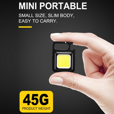 Mini-COB-Arbeitsleuchte, tragbar und kompakt, mit hocheffizienter LED, ideal für Zuhause und Camping. (1/5)