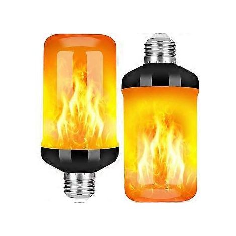 Flammen-Glühbirne, E27 5W LED-Glühbirne mit Flammeneffekt und 4 Lichtmodi, dekorative Glühbirne für den Innen- und Außenbereich (1/3)