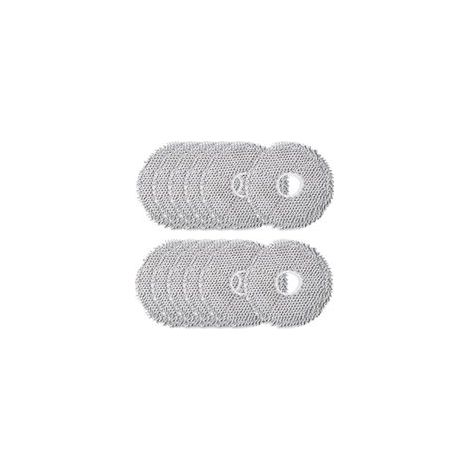Lot de 12 serpillères en microfibre - Accessoires pour robot aspirateur - Lavables - Accessoires pour Dreame L10s Ultra/L10 Ultra/L20 Ultra/L10s Pro Ultra Heat (1/4)