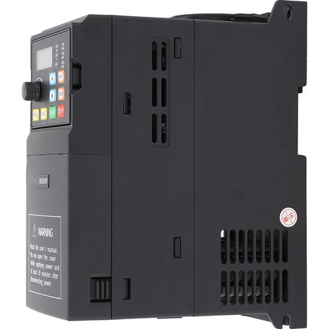 Convertisseur de fréquence monophasé 1,5 kW, variateur de vitesse pour moteur à entrée unique et trois sorties, universel 220-240 V (1/5)