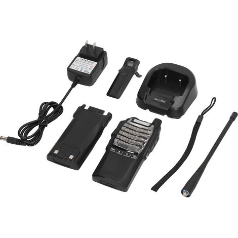 Talkie-walkie sans fil rechargeable longue portée, bidirectionnel, multifonction, 8 W haute puissance, prise UE AC100-240 V