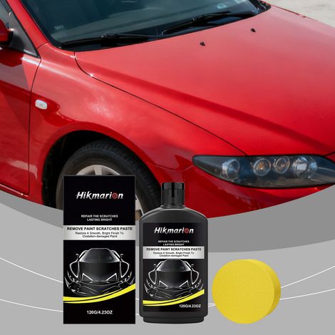 Car scratch care cream for polishing and brightening car paint, cleaning and maintenance, daily scratch care -- Car scratch care cream 120g1, sponge1 (1/5)
