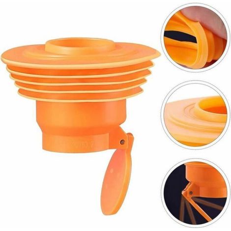 Siphon De Drainage - Anti-Refoulement - Silicone Anti-Odeurs - Pour Machine À Laver - Diamètre 24 À 32 Mm (1/4)