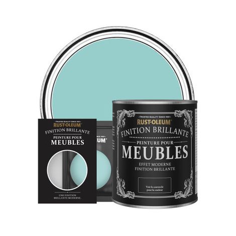 Peinture pour Meubles Brillante - Bleu-vert (1/3)