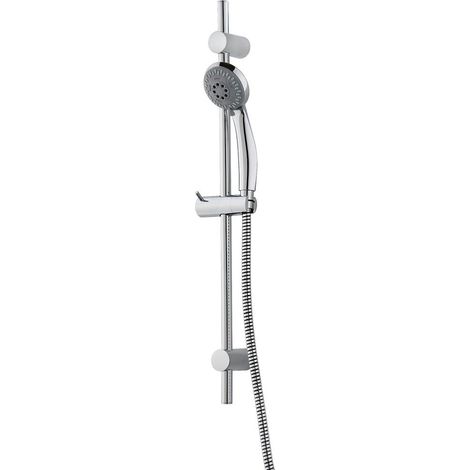 Garniture de douche New Cento chromé avec barre 650 mm