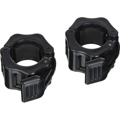1 paire de colliers d'haltères 30 mm attaches d'haltères barres d'haltères attache colliers d'haltères pour diamètre de trou 3 (1/2)
