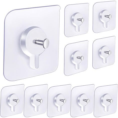Zum Aufhängen der Rahmen werden keine Nägel benötigt wasser- und ölbeständig geeignet für Küche, Bad, Wohnung und Büro – 10er-Packung