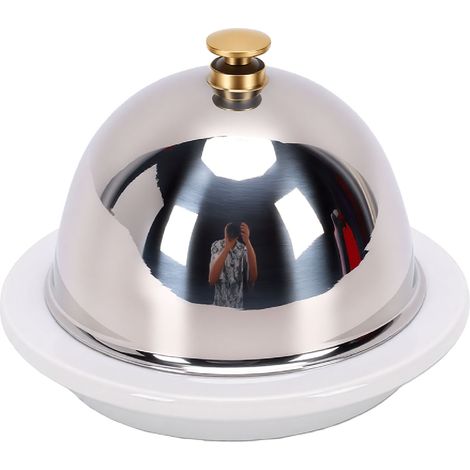 Support de cuisson stable pour cuisinière à gaz - acier inoxydable de qualité, finition dorée, répartition uniforme de la chaleur, résistant à haute température - meilleur rapport qualité-prix (1/5)
