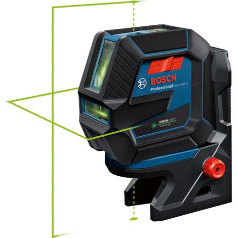 Laser combinato Bosch GCL 2-50 G con supporto girevole RM 10 in valigetta