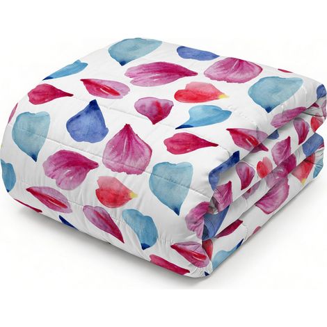 Couette d’été « Fantasy », Microfibre, petali, 1 Place et Demie (1/5)