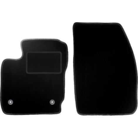 Alfombrillas delanteras negras para: Ford Tourneo Courier kombivan (2014-)