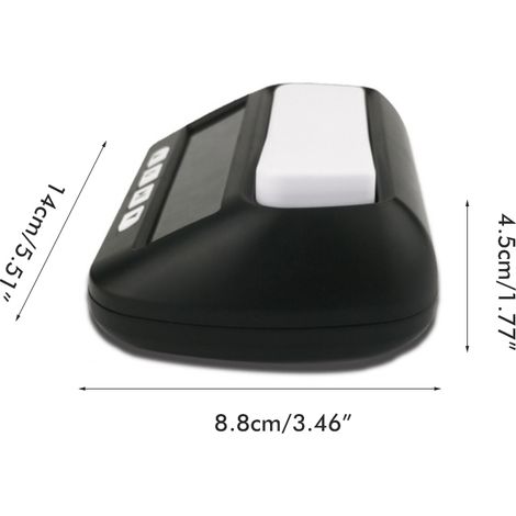 Horloge d'échecs minuteur pour jeu compte à rebours réglage incrément alarme configurable pour tournois d'échecs (1/5)