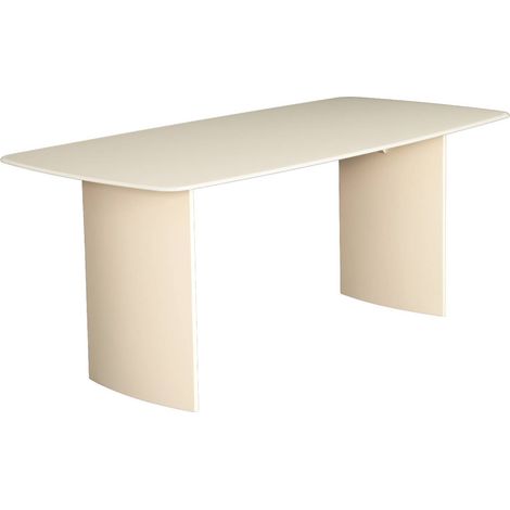 sweeek - Esstisch mit gehärteter Glasplatte und sandgestrahltem Finish für 8 Personen (1/5)