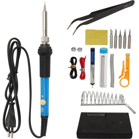 Lot de 15 pcs fer à souder réglable température interne thermostatique kit réparation bijoux montre domicile (1/5)