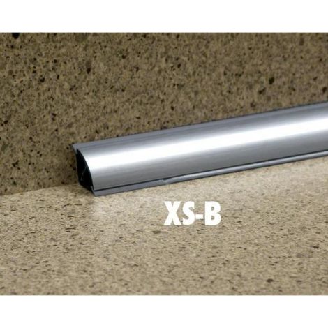 PROFIL ETANCHEITE ALU 1/4 ROND 3M15 EMBOUTS DROITS, RENTRANT ET SORTANT (1/2)