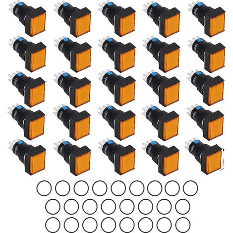 Interrupteur à bouton-poussoir momentané avec fonction autobloquante, sécurisé pour les commandes industrielles, 0-240 V CA (1/5)