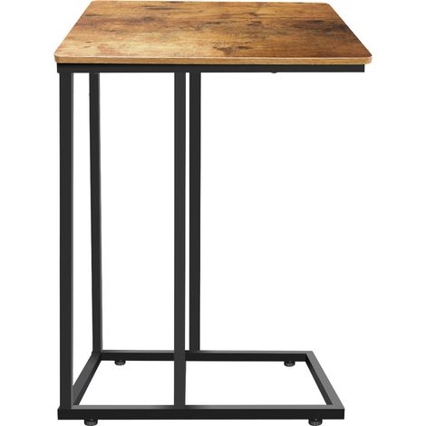 C Shaped Side Table for Sofa Coffee End Tables for Living Room Bedside Tables (1/5)