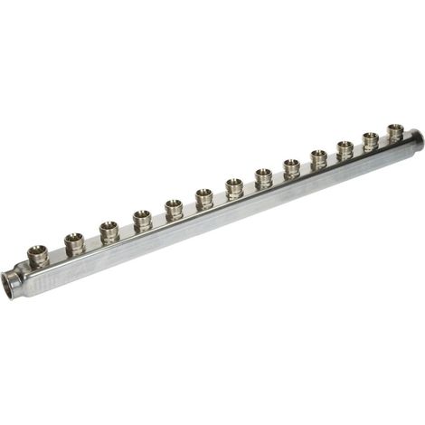 Nourrice de distribution 13 circuits 1’’ FF x 3/4’’ eurocône
