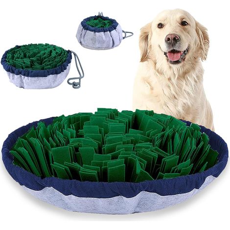Tapis à renifler réglable pour Chiens, Chats – Jouets Puzzle pour Chien, Tapis d'enrichissement pour Animaux de Compagnie pour Le Dressage des odeurs et Une Alimentation Lente, Jouet pour (1/5)