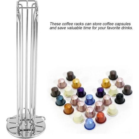 Support de capsule pour porte-café Capacité de 40 de rotation de stockage de dosettes de café pour Nespresso (1/4)