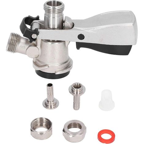 Raccord de fût de bière type G5/8 D en acier inoxydable, distributeur de robinet pour fût de bière, accessoire de brassage (1/4)