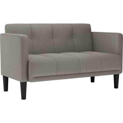 Divano Sofa Divanetto Tortora 111 cm in Tessuto (1/5)