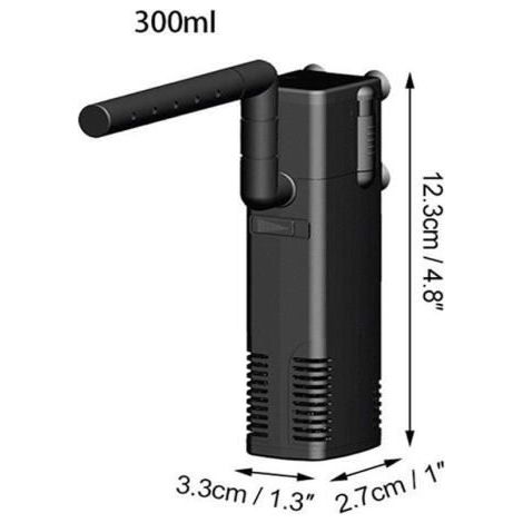 300 ml kleiner interner Aquarium-Wasserpumpenfilter (1/4)